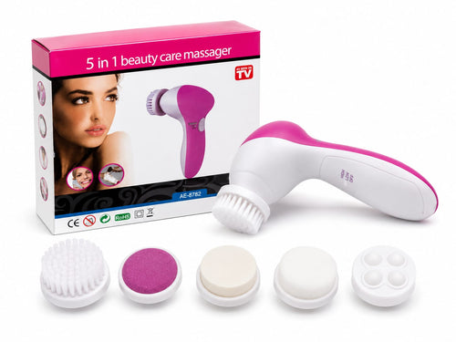 5-in-1 Electric Beauty Care Facial Cleansing & Massager Brush