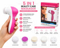 5-in-1 Electric Beauty Care Facial Cleansing & Massager Brush