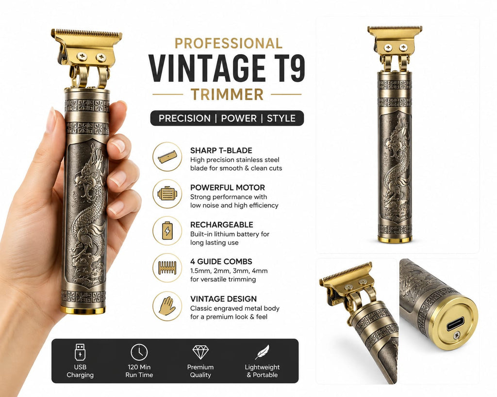 Vintage T9 Professional Hair Trimmer