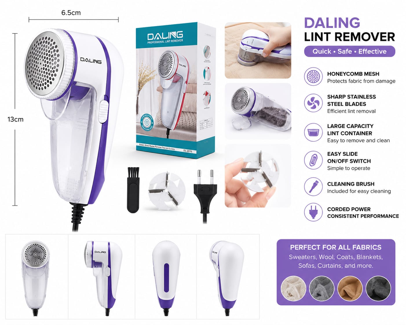 DALING Electric Fabric Lint Remover